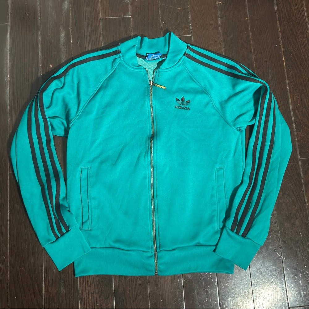 Adidas Originals Mens EQT Green Superstar Track Top Jacket Size Small AJ7001